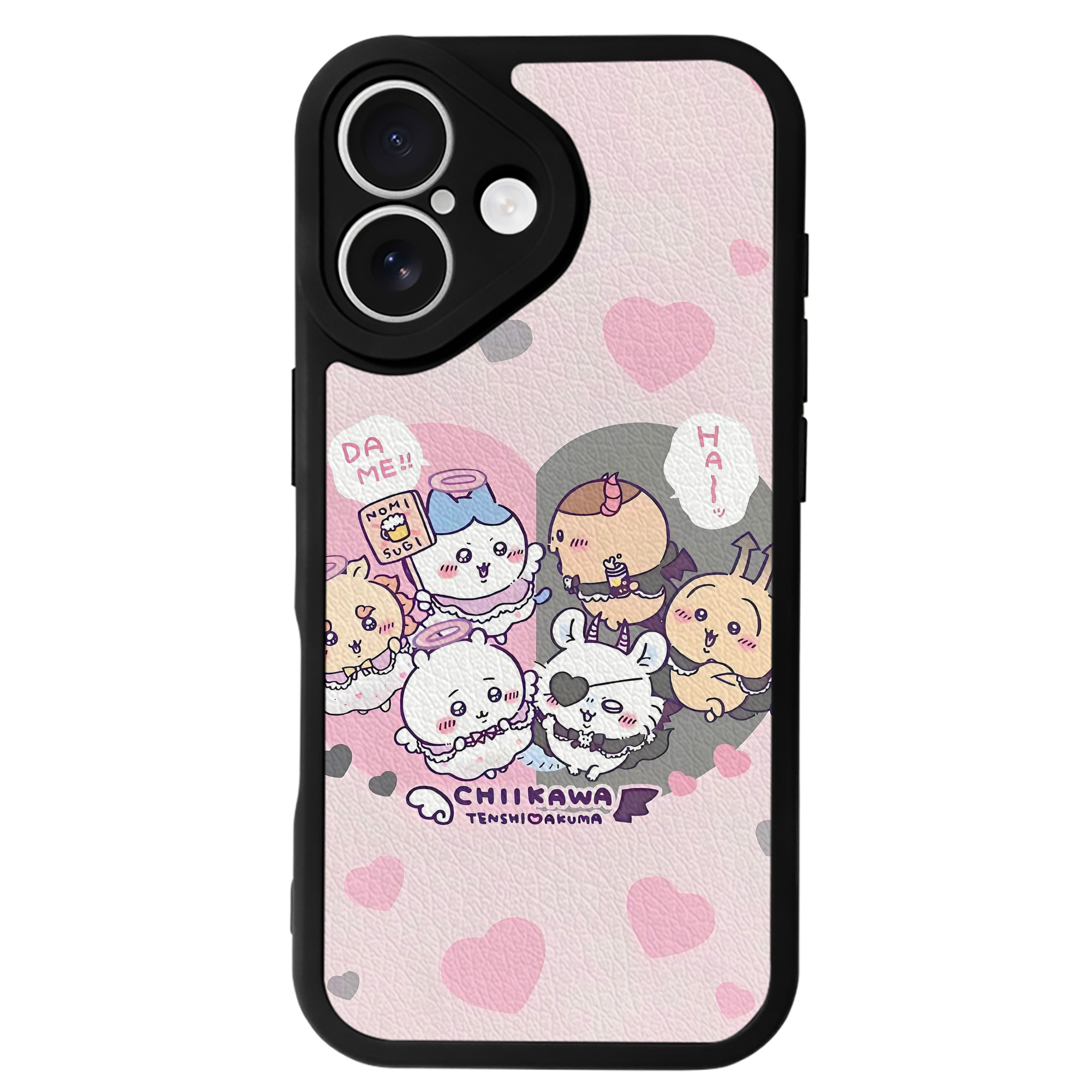 （画像用） ちいかわ Chii-kawa 【iPhone 16シリーズ対応】シリコンスマホケース（レザー調） 材質：シリコン